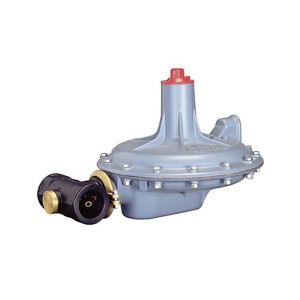gas pressure regulator / single-stage / diaphragm / spring