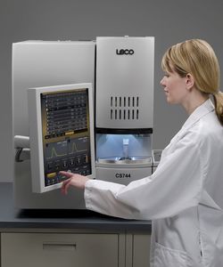 sulfur analyzer / carbon / combustion / benchtop