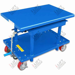 column type lift table / hydraulic / roller