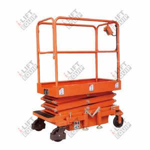 mobile scissor lift / compact / electric