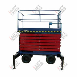 mobile scissor lift / electric / hydraulic