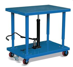 column type lift table / hydraulic / mobile / loading