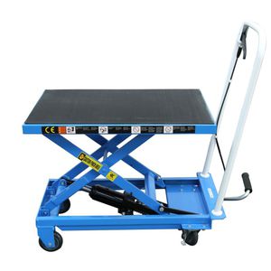 scissor lift table / hydraulic / manual / mobile