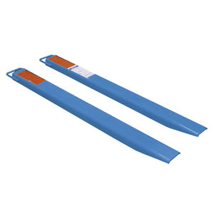 telescopic fork extension / for forklift trucks / for pallet handling / steel