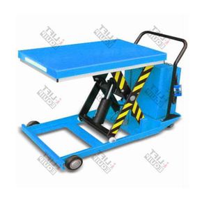scissor lift table / hydraulic / foot-operated / mobile