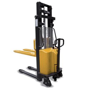 semi-electric stacker truck / walk-behind
