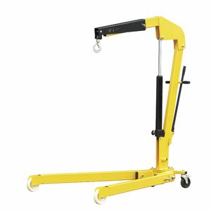 mobile crane / folding / hydraulic / height-adjustable