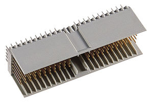 hard metric connector / backplane / rectangular / press-fit