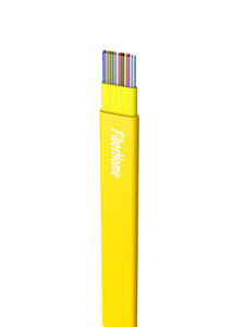 fiber optic cable / ribbon / flat / insulated