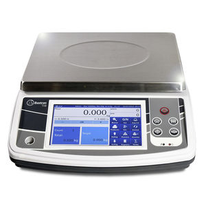 counting scale / with touch screen / stainless steel pan / industrial