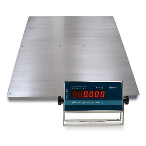 platform scales / with LED display / stainless steel / IP65