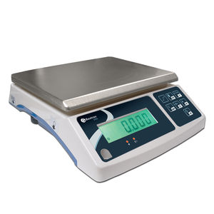 benchtop scale / counting / with LCD display / stainless steel pan