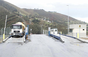 unidirectional weighbridge / metal