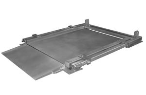 low-profile floor scale / with separate indicator / stainless steel