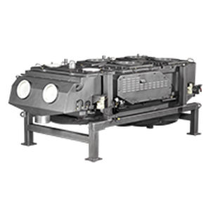 rectangular separator / air / fiber / for the food industry