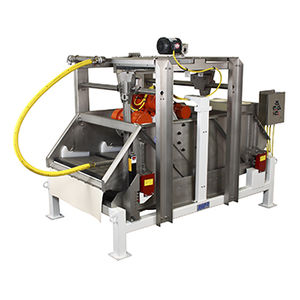 rotary separator / particle / for the food industry / rectangular