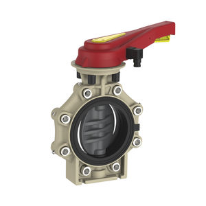 butterfly valve / lever / flange / lug type