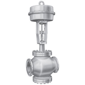 globe valve / pneumatically-operated / regulating / high-pressure