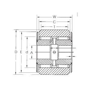 roller bearing / double-row / steel / for the aeronautical industry