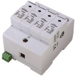 type 2 surge protector / AC / three-phase / DIN rail
