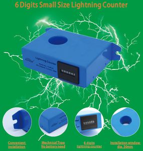 lightning surge counter / lightning strike / digital / electronic