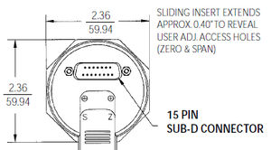 gas pressure switch / capacitive / compact