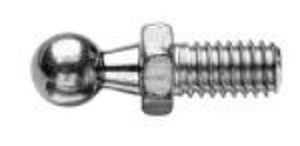 threaded stud / stainless steel / zinc-coated steel
