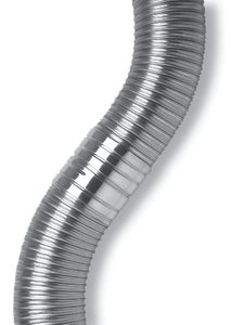 flexible air duct / stainless steel / for heating