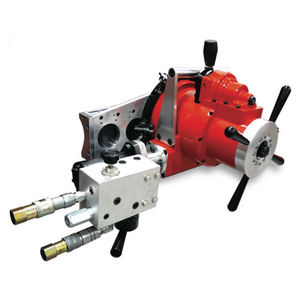 hydraulic beveling machine / portable / for pipe ends / flange