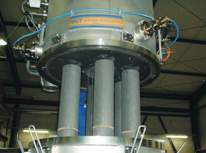 bell furnace / electric / vacuum / graphite