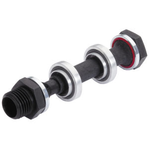 banjo fitting / straight / pneumatic / anodized aluminum