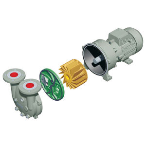 liquid ring vacuum pump / lubricated / single-stage / compact