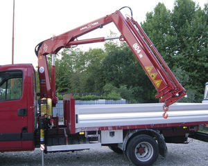 truck-mounted crane / swing-arm / loading
