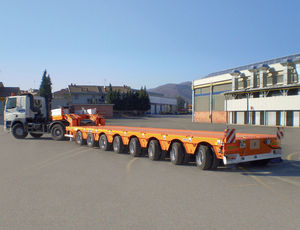 flatbed semi-trailer / more than 6 axles / 6-axle / 4-axle