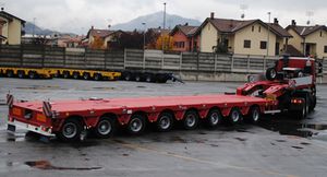 more than 6 axles semi-trailer / flatbed