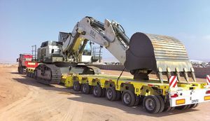 self-propelled semi-trailer / modular / extendable