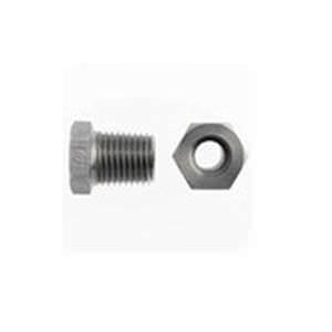 screw-in fitting / straight / hydraulic / pneumatic