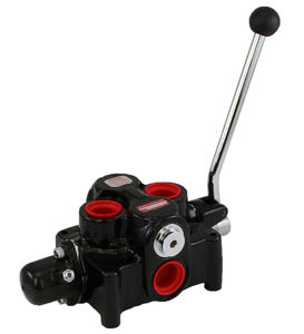 spool hydraulic directional control valve / lever-operated / 4-way