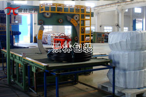 automatic packaging machine / film / horizontal / for pipes
