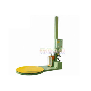 turntable stretch wrapper / semi-automatic / pallet / stretch film