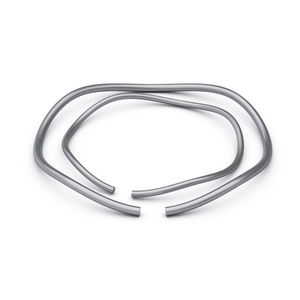 spring / vibration damper / wave / round-wire / for mechanical components
