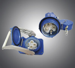 electrical power supply connector / IEC C7 / straight / socket