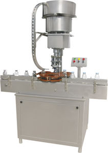 linear capping machine / pressure / automatic / for vials