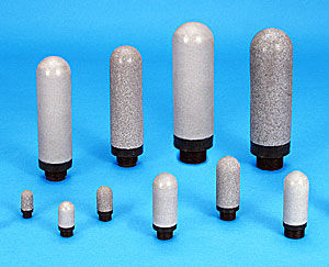 exhaust silencer / for air ducts / plastic