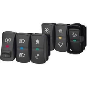 rocker switch / single-pole / electromechanical / for harsh environments