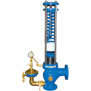 sewage treatment pressure relief valve / piston