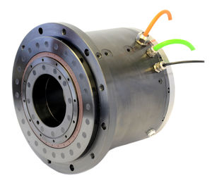 motor-driven rotary table / vertical / CNC / direct-drive