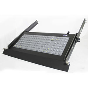 rack drawer keyboard / with mechanical keys / 101-104 keys / without pointing device