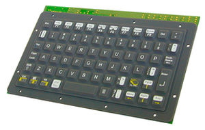 panel-mount keyboard / with mechanical keys / 101-104 keys / without pointing device