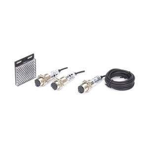 through-beam photoelectric sensor / retroreflective / diffuse reflective / cylindrical